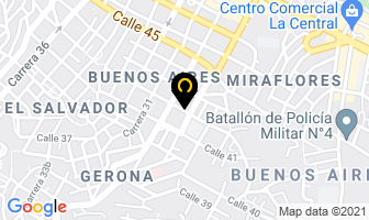 Mapa de Concepto Centro De Belleza en Medellín