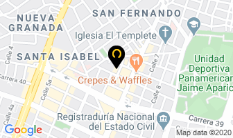 Mapa de Concha García Jaime Alexánder en Cali