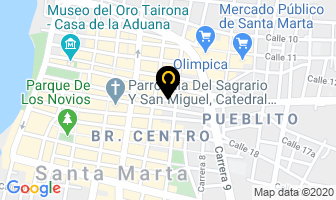 Mapa de Concopias Litografía en Santa Marta