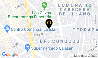 Mapa de Concorde Lavaseco en Bucaramanga