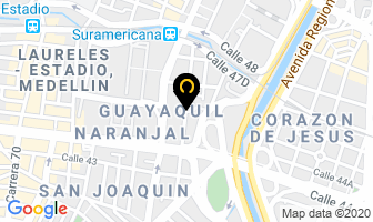 Mapa de Concreacero Ltda. en Medellín