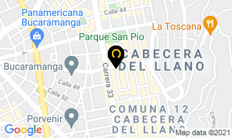 Mapa de Concremecol en Bucaramanga