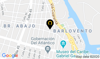 Mapa de Condimentos Winsor S.a. en Barranquilla