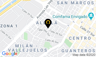 Mapa de Condu Amigos Sur en Medellín