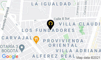 Mapa de Condublex International en Bogotá D.C