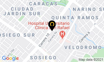 Mapa de Conducir Colombia en Bogotá D.C