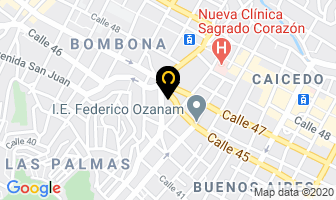 Mapa de Condullantas 1 Y 2 en Medellín