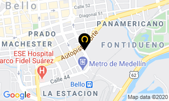 Mapa de Conestudios en Bello