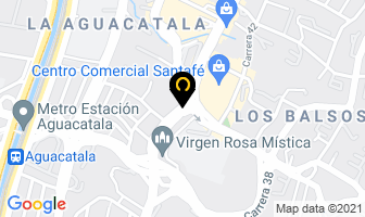 Mapa de Conex Consulting S.a. en Medellín