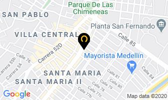 Mapa de Conexión Telefónica Mtc en Medellín