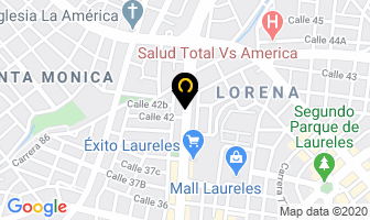 Mapa de Confecarros en Medellín