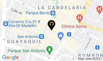 Mapa de Confecciones Antonio en Medellín