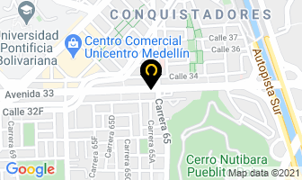 Mapa de Confecciones Antorchas en Medellín