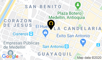 Mapa de Confecciones Asahi en Medellín