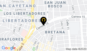 Mapa de Confecciones Automotriz en Cali