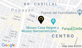 Mapa de Confecciones Barli en Popayán