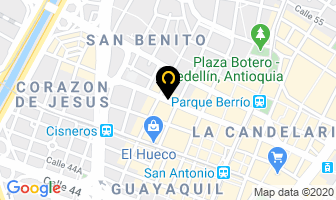 Mapa de Confecciones Bass Ltda en Medellín