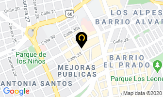 Mapa de Confecciones Chicas en Bucaramanga