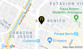 Mapa de Confecciones Chiquichicas en Medellín