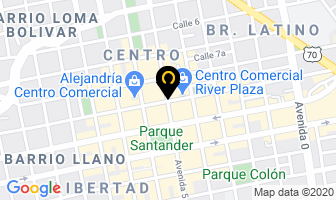 Mapa de Confecciones Davinchi en Cúcuta