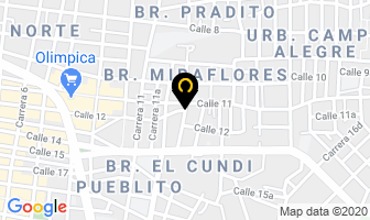 Mapa de Confecciones Denys Bossa en Santa Marta