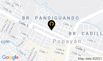 Mapa de Confecciones Deportivas Turín en Popayán