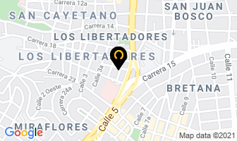 Mapa de Confecciones Don Omar en Cali