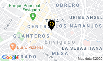 Mapa de Confecciones Efejota Ltda en Medellín