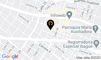 Mapa de Confecciones Elite en Ibagué