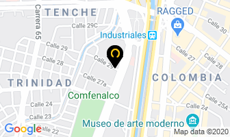 Mapa de Confecciones Embú en Medellín