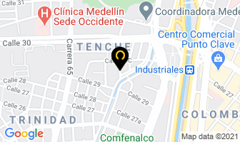 Mapa de Confecciones Hogar Moda S.a. en Medellín