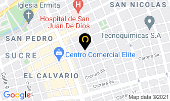 Mapa de Confecciones Intima en Cali