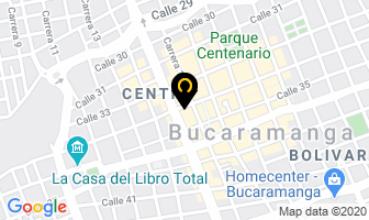 Mapa de Confecciones Julis en Bucaramanga
