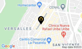 Mapa de Confecciones Kalero en Cali