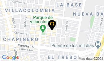 Mapa de Confecciones Karen 2001 en Cali