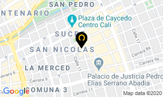 Mapa de Confecciones Linda Novia en Cali
