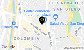 Mapa de Confecciones Luber en Medellín