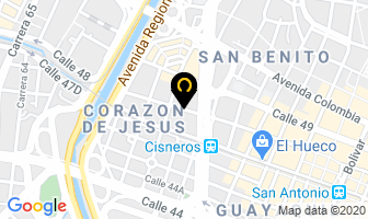 Mapa de Confecciones Luthier en Medellín