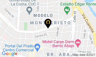 Mapa de Confecciones Martys en Barranquilla