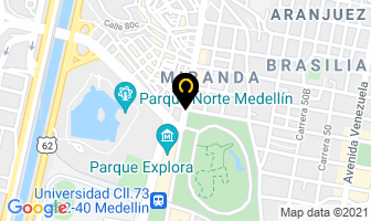 Mapa de Confecciones Merluz en Medellín