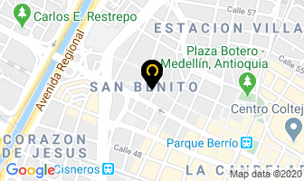 Mapa de Confecciones Nazareno en Medellín