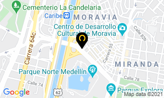Mapa de Confecciones Nidia Oquendo en Medellín
