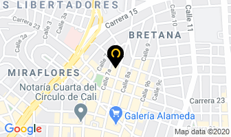 Mapa de Confecciones Omca en Cali