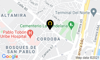 Mapa de Confecciones Rey en Medellín