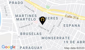 Mapa de Confecciones Splendor en Cartagena