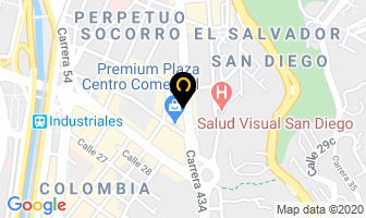 Mapa de Confecciones Tramas Ltda en Medellín