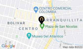 Mapa de Confecciones Valdín Ltda. en Barranquilla