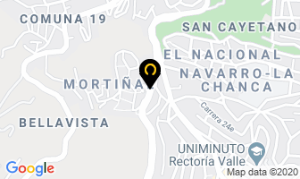Mapa de Confecciones Y Dotaciones Elim en Cali
