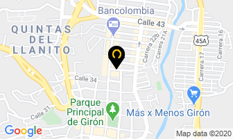 Mapa de Confecciones Zafranco en Girón