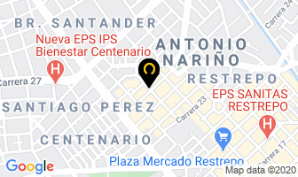 Mapa de Confeforros en Bogotá D.C